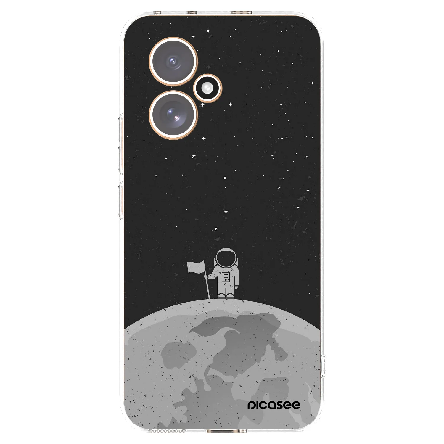 Picasee silikonowe przeźroczyste etui na Honor 400 5G - Astronaut