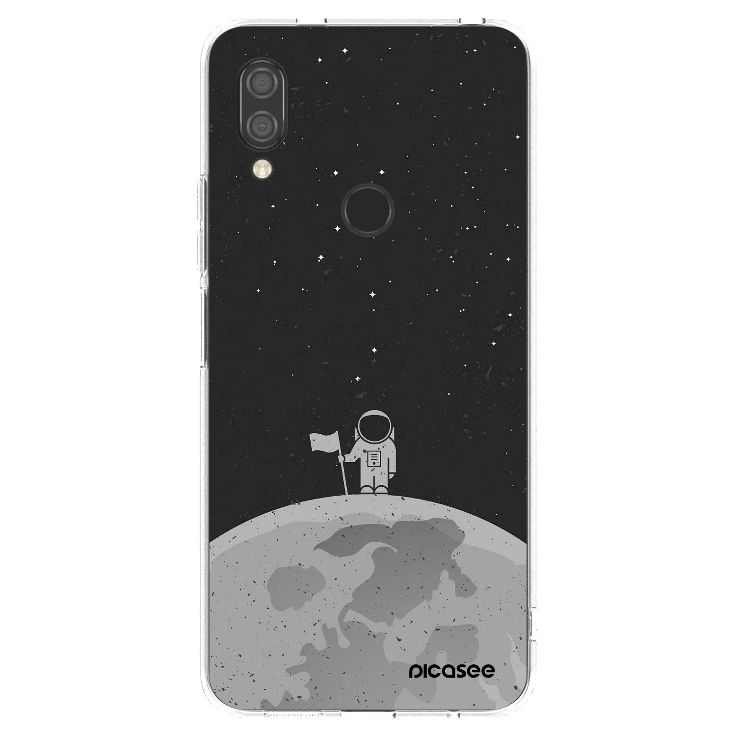 Picasee silikonowe przeźroczyste etui na Xiaomi Redmi 7 - Astronaut