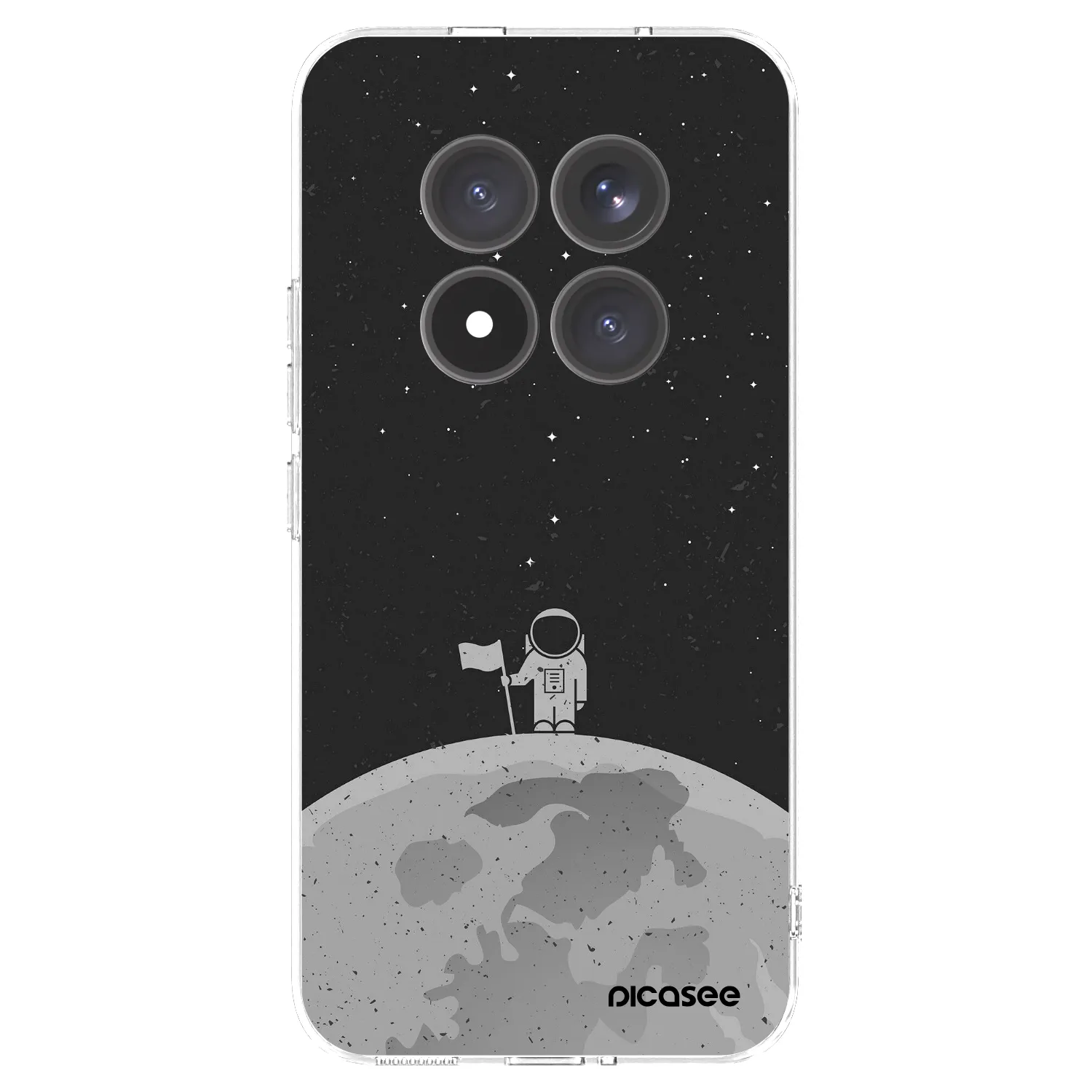 Picasee silikonowe przeźroczyste etui na Xiaomi Redmi Note 15 Pro+ - Astronaut