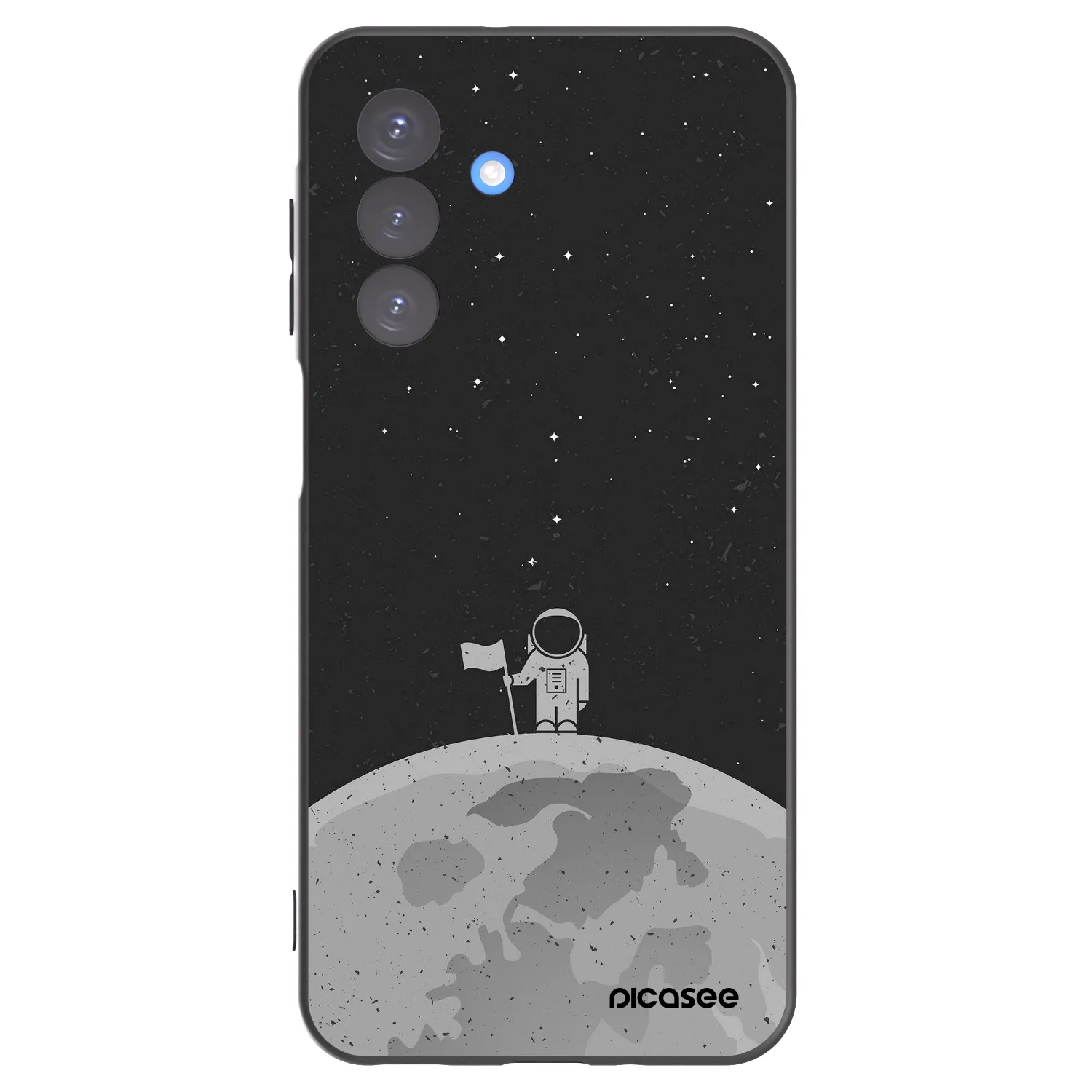 Picasee silikonowe czarne etui na Samsung Galaxy A17 5G - Astronaut
