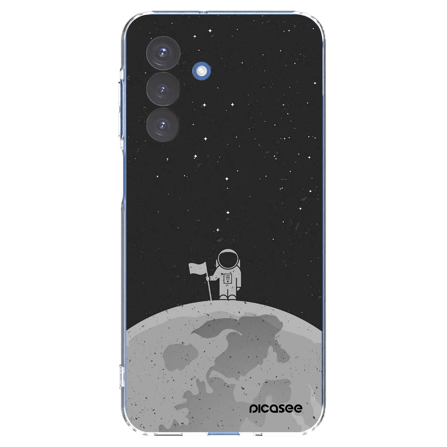 Picasee silikonowe przeźroczyste etui na Samsung Galaxy A17 5G - Astronaut