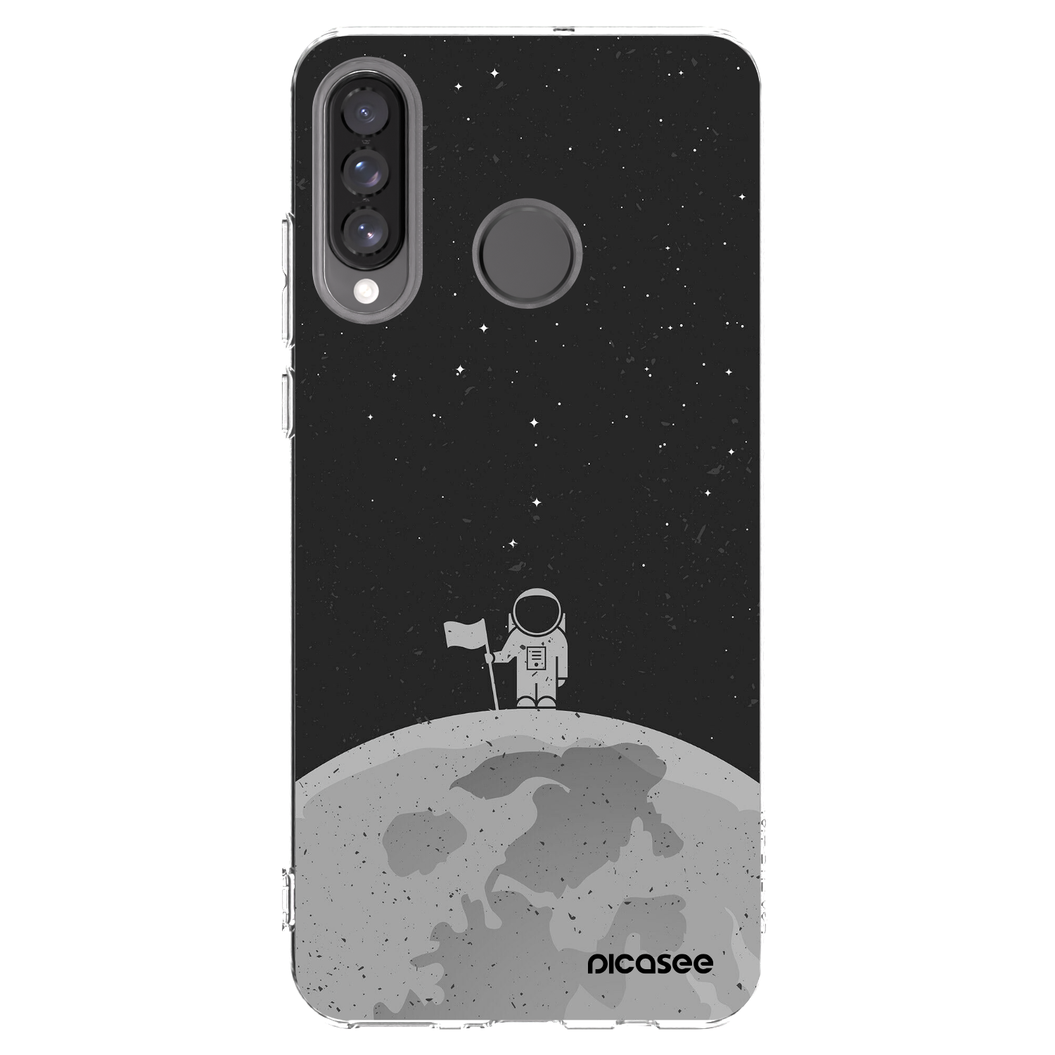 Picasee silikonowe przeźroczyste etui na Huawei P30 Lite - Astronaut