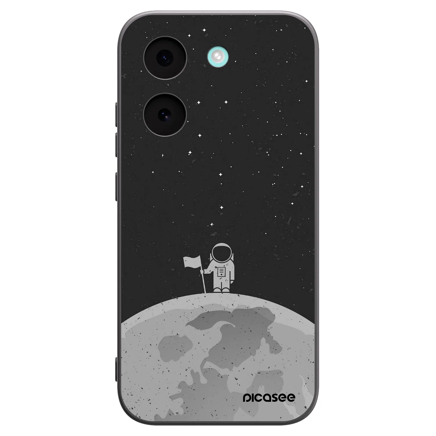 Picasee silikonowe czarne etui na Xiaomi Poco X8 Pro - Astronaut