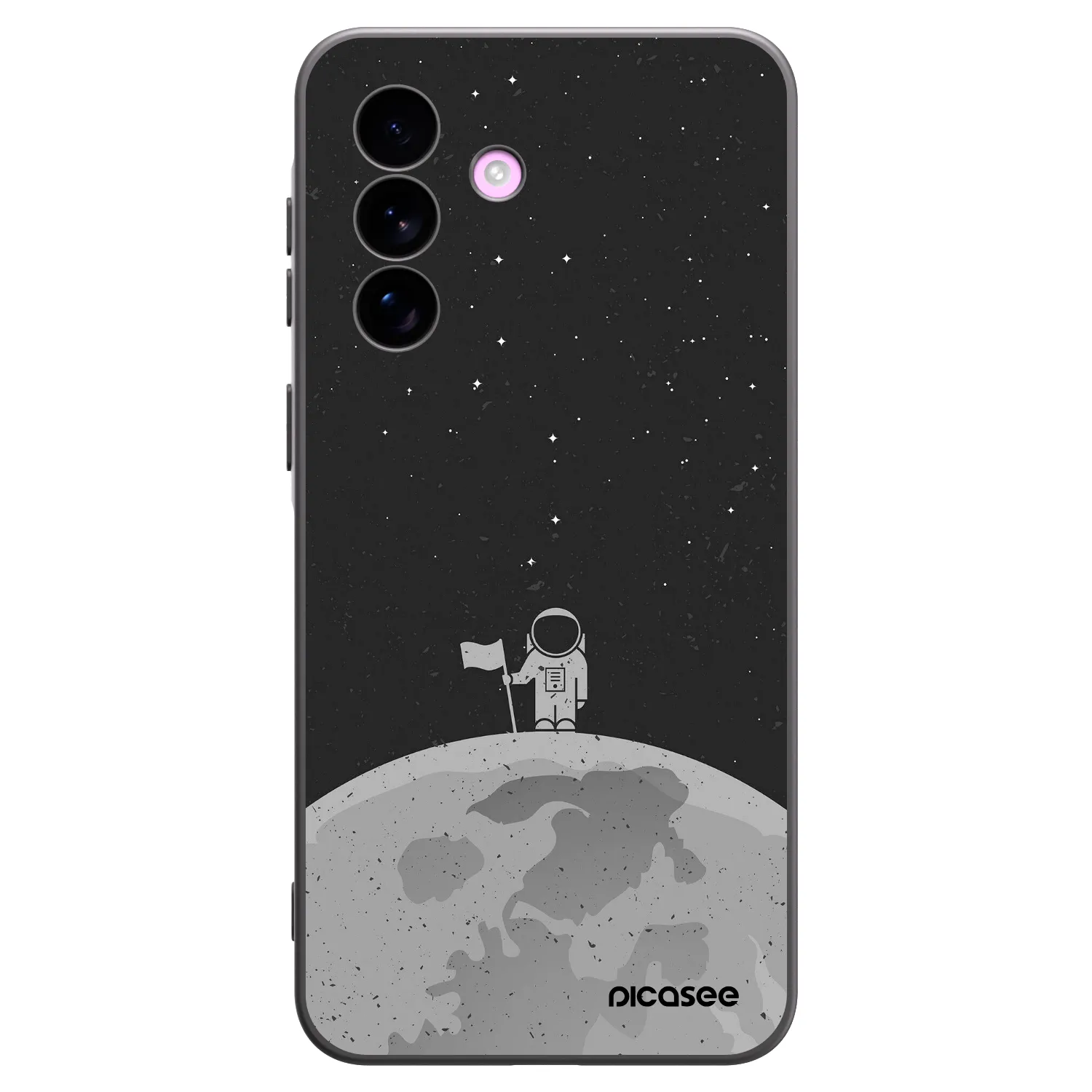 Picasee silikonowe czarne etui na Samsung Galaxy A57 5G - Astronaut