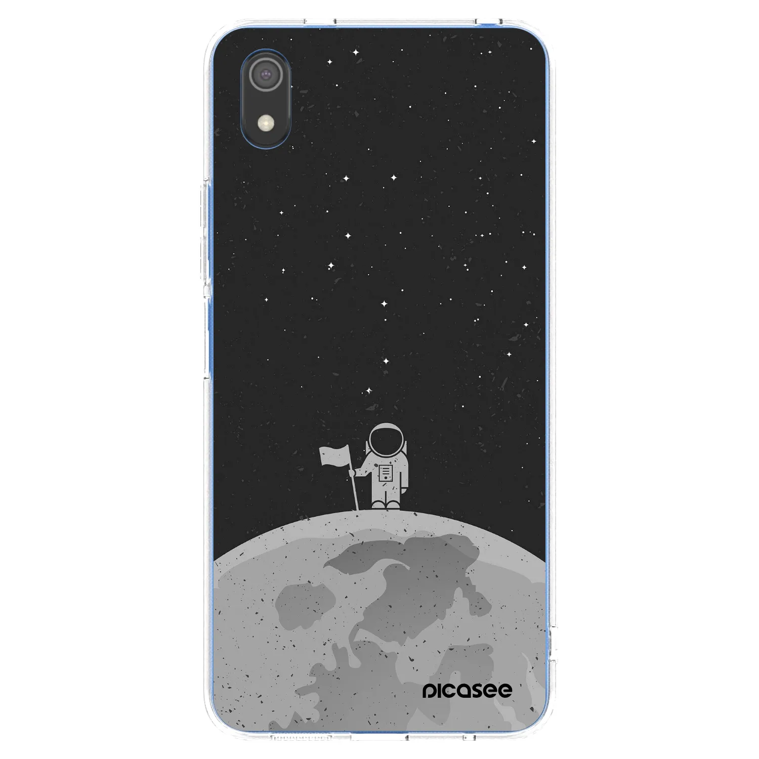 Picasee silikonowe przeźroczyste etui na Xiaomi Redmi 7A - Astronaut