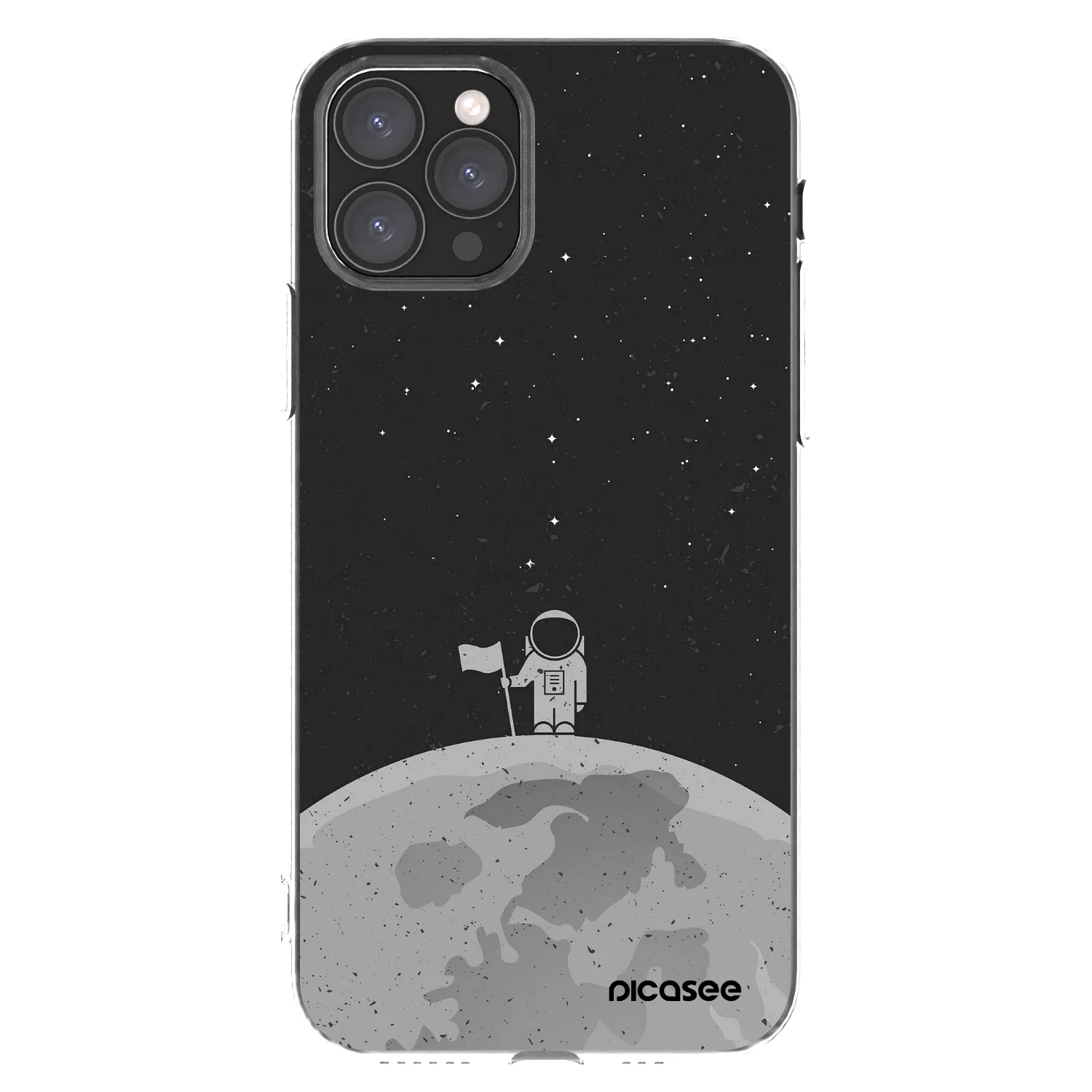 Picasee silikonowe przeźroczyste etui na Apple iPhone 11 Pro - Astronaut