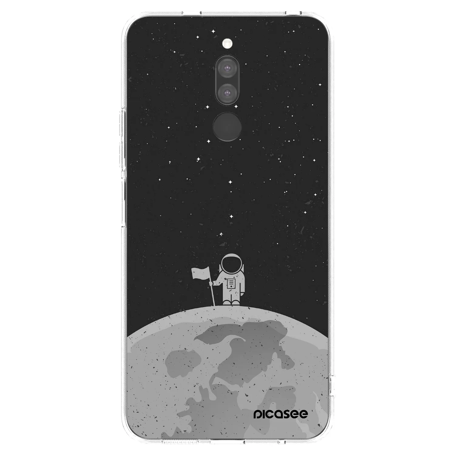 Picasee silikonowe przeźroczyste etui na Xiaomi Redmi 8 - Astronaut