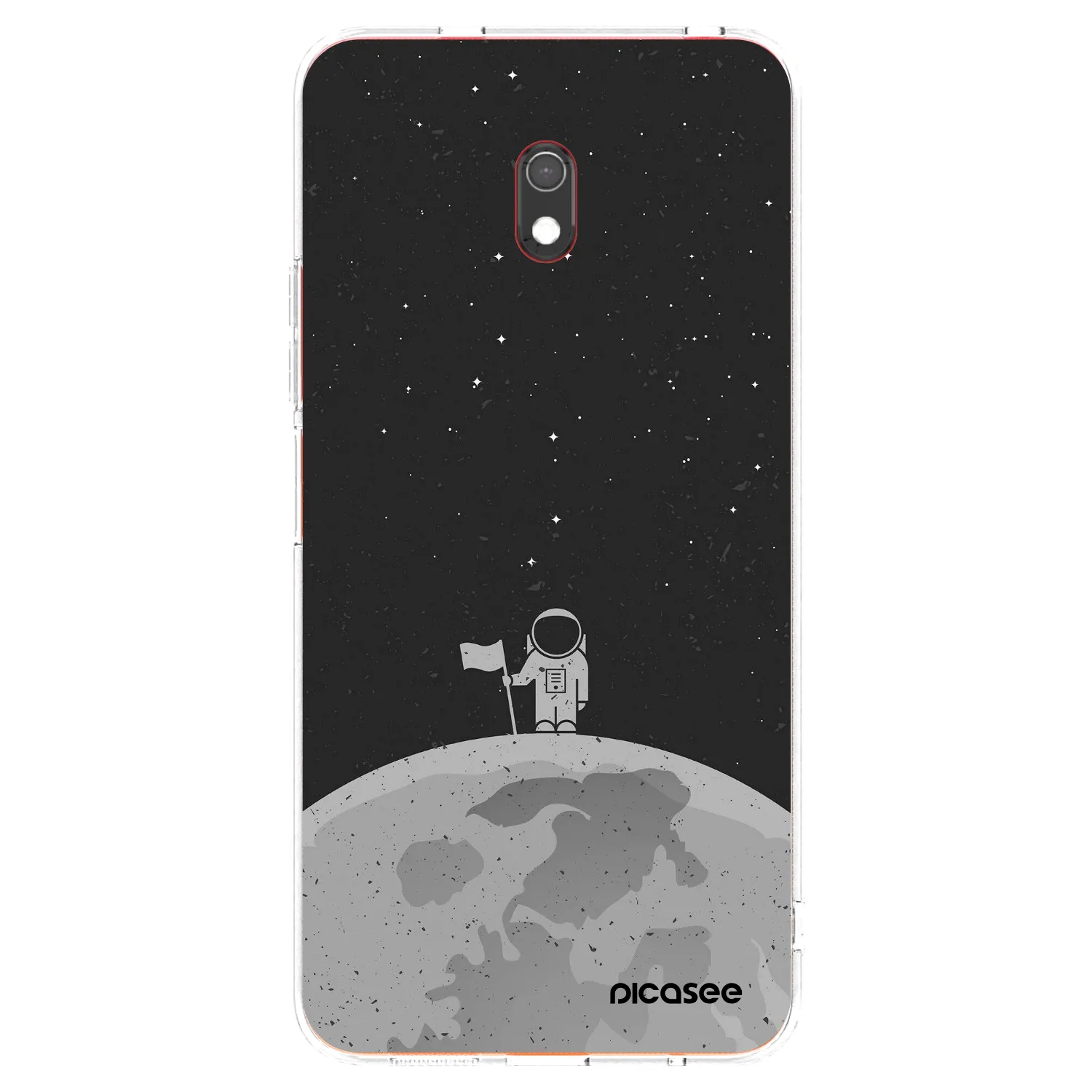 Picasee silikonowe przeźroczyste etui na Xiaomi Redmi 8A - Astronaut