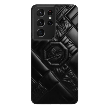 Etui na Samsung Galaxy S21 Ultra 5G G998B - OKTAGON - Puffer Blackout