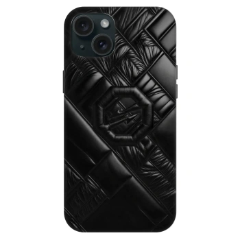 Etui na Apple iPhone 15 Plus - OKTAGON - Puffer Blackout