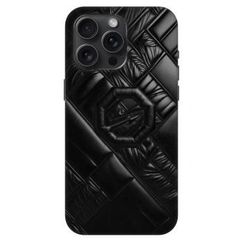 Etui na Apple iPhone 15 Pro Max - OKTAGON - Puffer Blackout