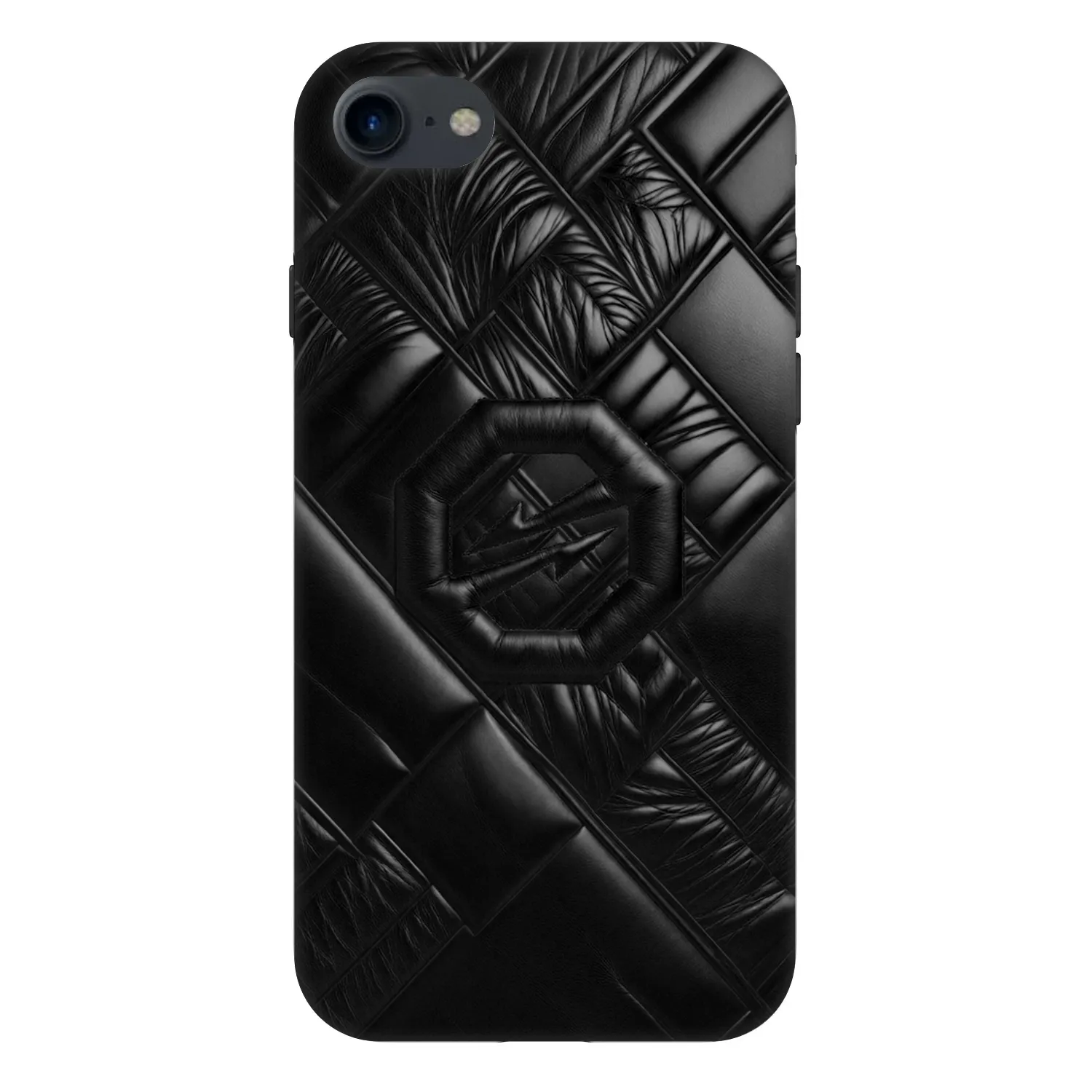 Picasee Fashion Case na Apple iPhone SE 2022 - OKTAGON - Puffer Blackout