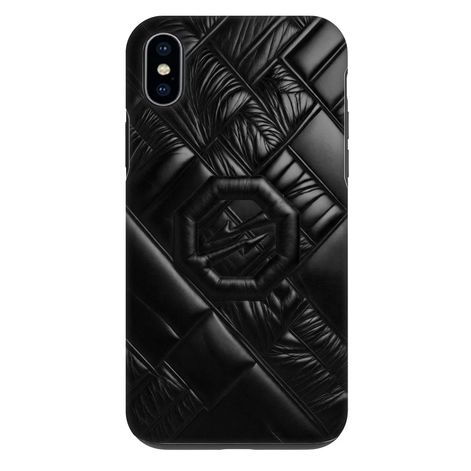 Picasee Fashion Case na Apple iPhone XS Max - OKTAGON - Puffer Blackout