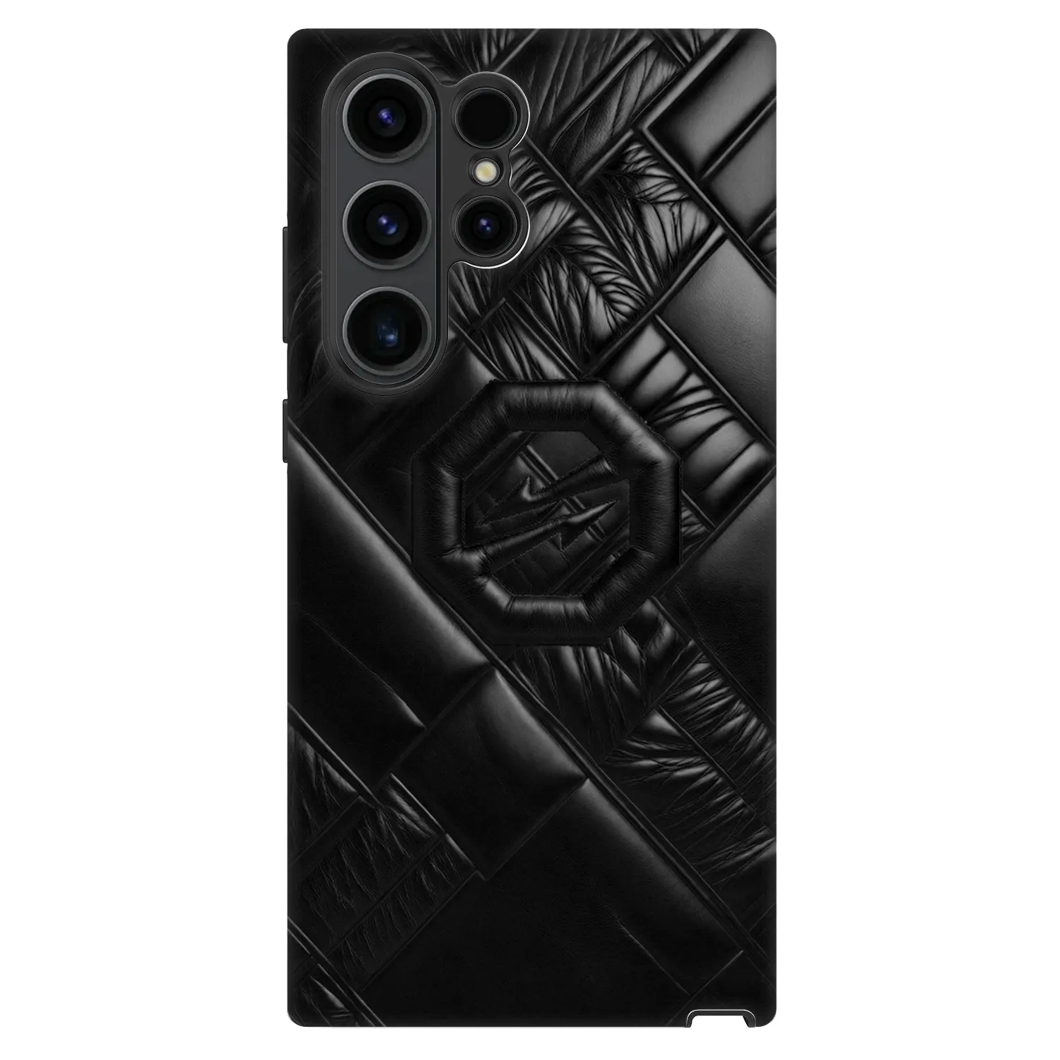 Picasee Fashion Case na Samsung Galaxy S23 Ultra 5G - OKTAGON - Puffer Blackout