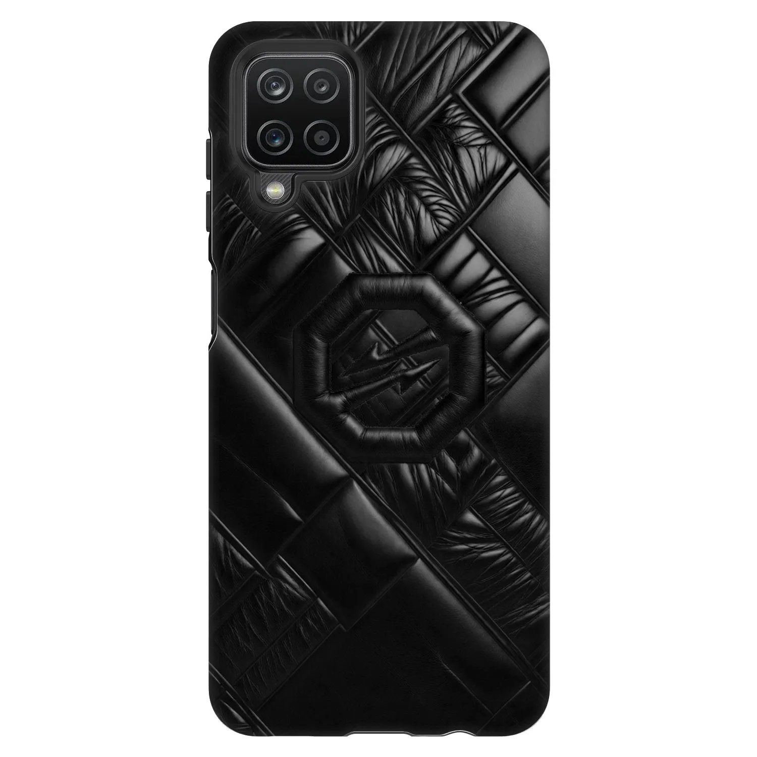 Picasee Fashion Case na Samsung Galaxy A12 A125F - OKTAGON - Puffer Blackout