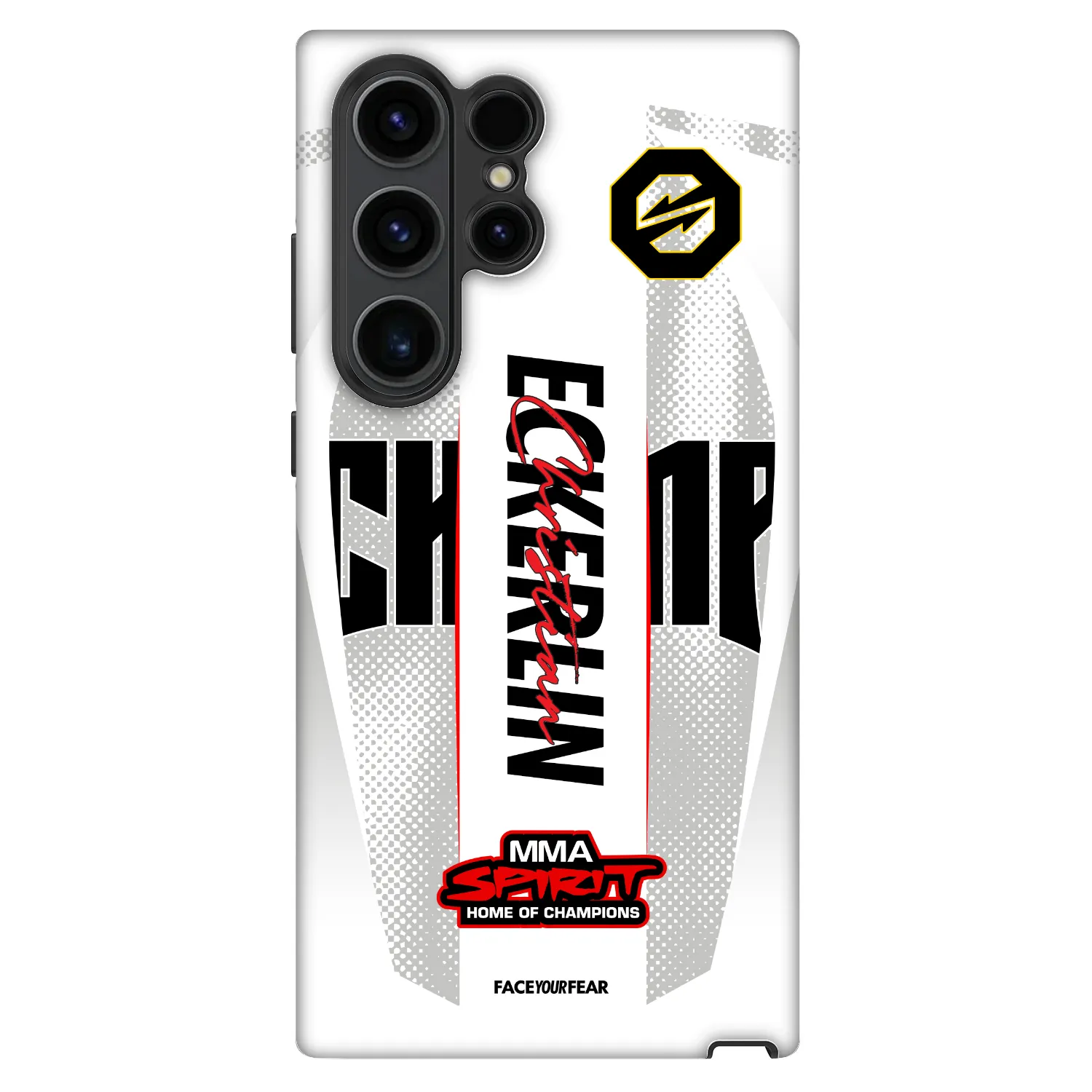 Picasee Fashion Case na Samsung Galaxy S22 Ultra 5G - OKTAGON - Eckerlin Fight Jersey
