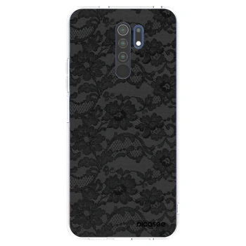 Picasee silikonowe przeźroczyste etui na Xiaomi Redmi 9 - Dark Elegance