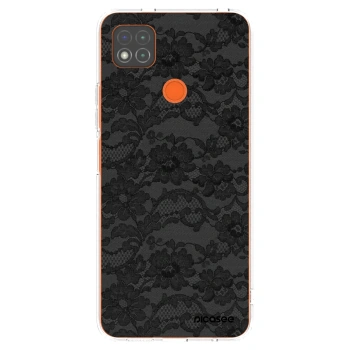 Picasee silikonowe przeźroczyste etui na Xiaomi Redmi 9C - Dark Elegance