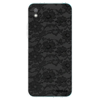 Picasee silikonowe czarne etui na Xiaomi Redmi 9A - Dark Elegance