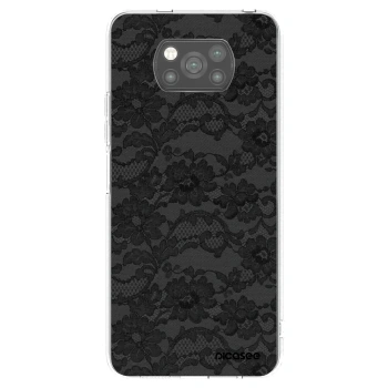 Picasee silikonowe czarne etui na Xiaomi Poco X3 - Dark Elegance