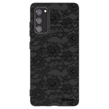 Picasee silikonowe czarne etui na Samsung Galaxy S20 FE - Dark Elegance
