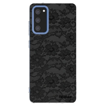 Picasee silikonowe przeźroczyste etui na Samsung Galaxy S20 FE - Dark Elegance