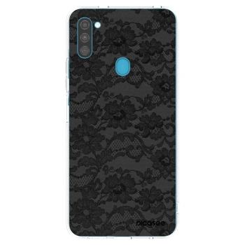 Picasee silikonowe przeźroczyste etui na Samsung Galaxy M11 - Dark Elegance