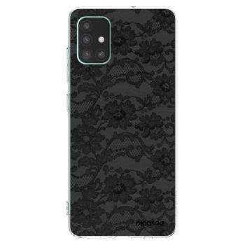 Picasee silikonowe przeźroczyste etui na Samsung Galaxy M51 M515F - Dark Elegance