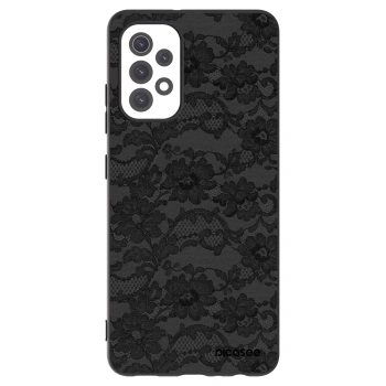 Picasee silikonowe czarne etui na Samsung Galaxy A32 5G A326B - Dark Elegance