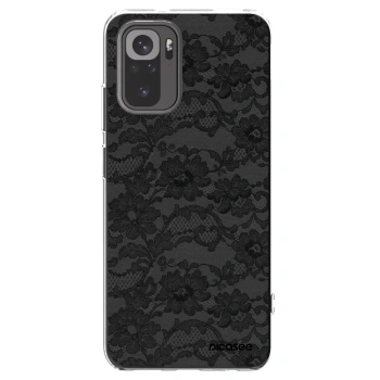 Picasee silikonowe przeźroczyste etui na Xiaomi Redmi Note 10S - Dark Elegance