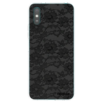 Picasee silikonowe przeźroczyste etui na Xiaomi Redmi 9AT - Dark Elegance