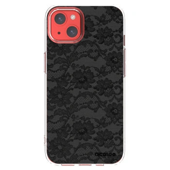 Picasee silikonowe przeźroczyste etui na Apple iPhone 13 - Dark Elegance