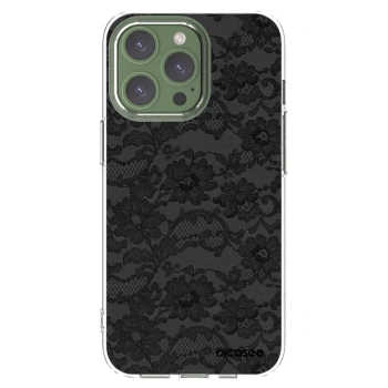 Picasee silikonowe przeźroczyste etui na Apple iPhone 13 Pro - Dark Elegance