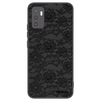 Picasee silikonowe czarne etui na Xiaomi Redmi Note 10 5G - Dark Elegance