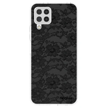 Picasee silikonowe przeźroczyste etui na Samsung Galaxy A22 A225F 4G - Dark Elegance