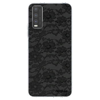 Picasee silikonowe przeźroczyste etui na Vivo Y20s - Dark Elegance