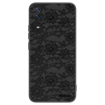 Picasee silikonowe czarne etui na Vivo Y11s - Dark Elegance