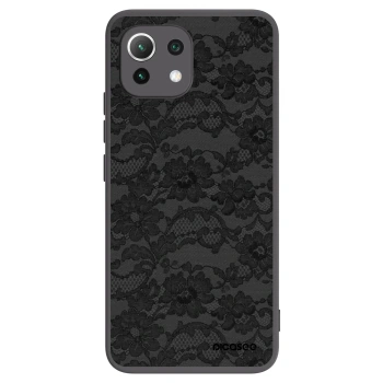 Picasee silikonowe czarne etui na Xiaomi 11 Lite 5G NE - Dark Elegance