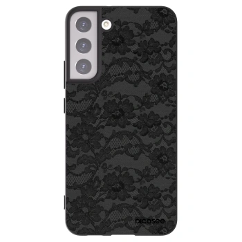 Picasee silikonowe czarne etui na Samsung Galaxy S22+ 5G - Dark Elegance