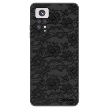 Picasee silikonowe czarne etui na Xiaomi Redmi Note 11 - Dark Elegance