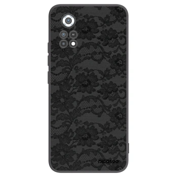 Picasee silikonowe czarne etui na Xiaomi Poco X4 Pro 5G - Dark Elegance