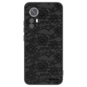 Picasee silikonowe czarne etui na Xiaomi 12 - Dark Elegance