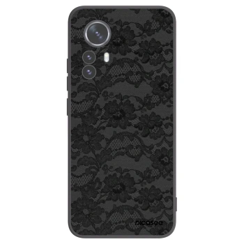 Picasee silikonowe czarne etui na Xiaomi 12 Pro - Dark Elegance