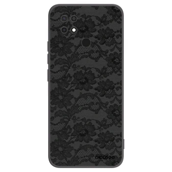 Picasee silikonowe czarne etui na Xiaomi Redmi 10C - Dark Elegance