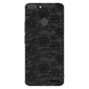 Picasee silikonowe przeźroczyste etui na Huawei P Smart - Dark Elegance