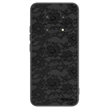 Picasee silikonowe czarne etui na Honor Magic4 Lite 5G - Dark Elegance