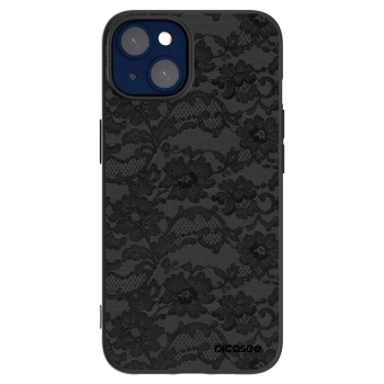 Picasee silikonowe czarne etui na Apple iPhone 14 - Dark Elegance