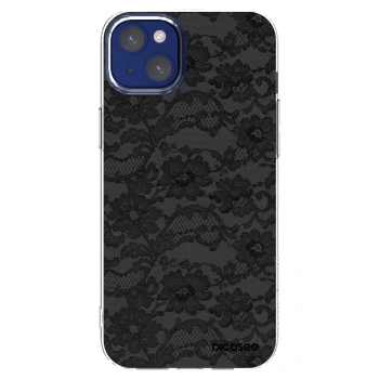 Picasee silikonowe przeźroczyste etui na Apple iPhone 14 Plus - Dark Elegance