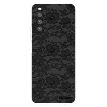 Picasee silikonowe przeźroczyste etui na Sony Xperia 10 IV 5G - Dark Elegance