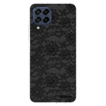 Picasee silikonowe przeźroczyste etui na Samsung Galaxy M53 5G - Dark Elegance